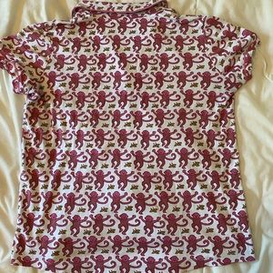 Roller Rabbit Monkey Pajama Top